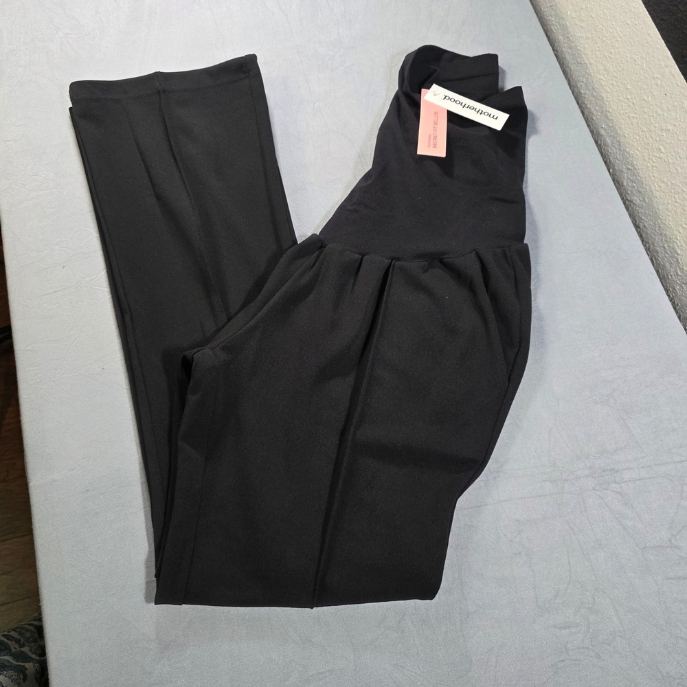 Motherhood‎ Maternity Black Secret Fit Belly Dress Pants Womens Size M NWT